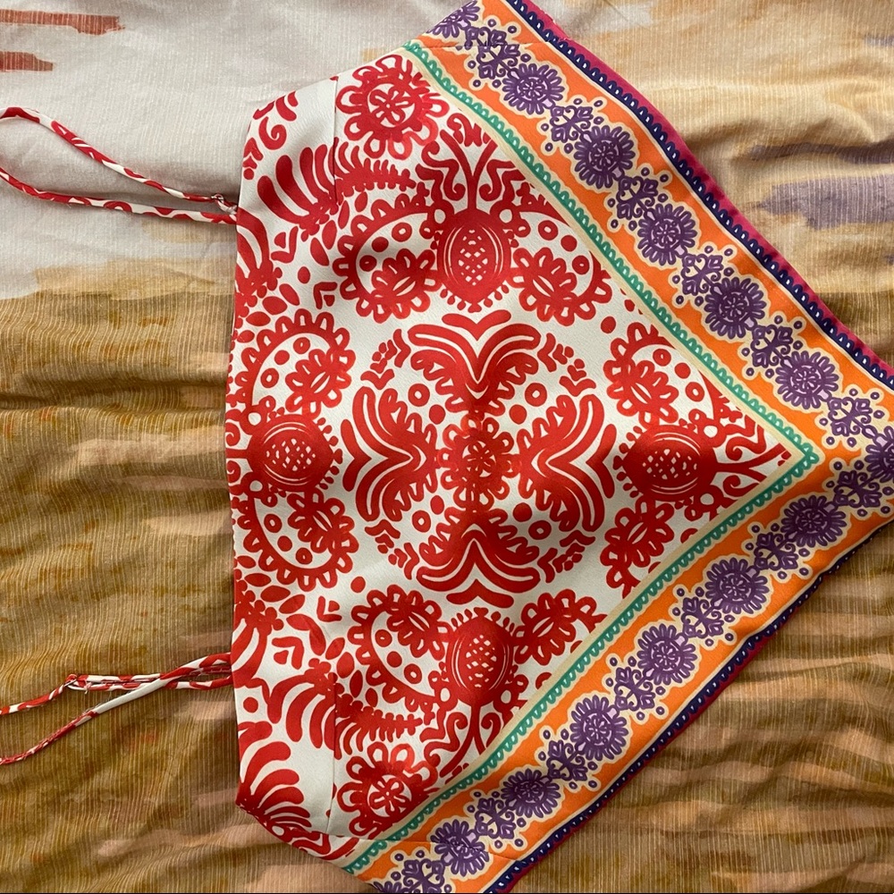 zara bandana top